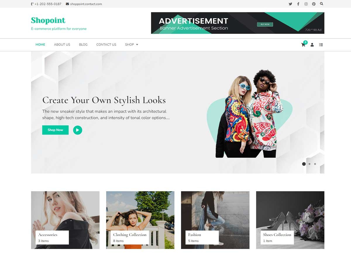 Shopoint » The WordPress eCommerce Theme » Ascendoor